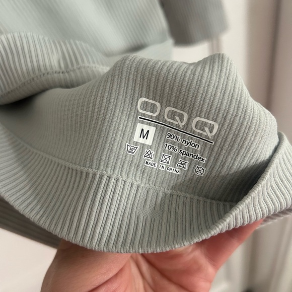 OQQ Long Sleeve Gray Dress - Picture 5 of 5